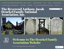Tablet Screenshot of henckelfamilyassociation.com